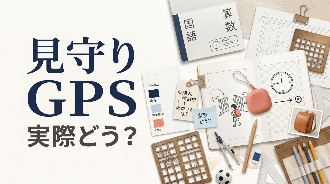 【レビュー】小学生が１人で外を出歩くのが心配？見守りGPSを実際に使って分かったメリット・デメリット